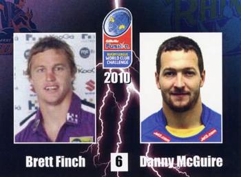 2010 Gillette World Cup Challenge #6 Brett Finch / Danny McGuire Front